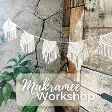 Lade das Bild in den Galerie-Viewer, WORKSHOP Makramee Wimpelkette