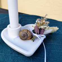 Lade das Bild in den Galerie-Viewer, Kerzenhalter Herz, weiß, ca. 12 cm 🖐️