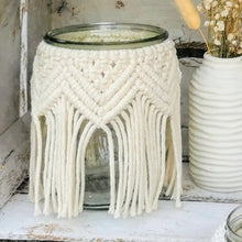Lade das Bild in den Galerie-Viewer, WORKSHOP Makramee Windlicht