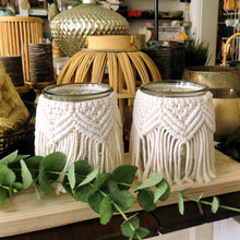 Lade das Bild in den Galerie-Viewer, WORKSHOP Makramee Windlicht