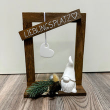 Lade das Bild in den Galerie-Viewer, Deko-Rahmen "Lieblingsplatz", 16 cm x 20,5 cm