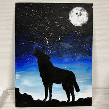 Lade das Bild in den Galerie-Viewer, Kindergeburtstag "Acrylbild malen Nachthimmel" ab 8 Jahren
