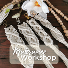 Lade das Bild in den Galerie-Viewer, WORKSHOP Makramee Schlüsselanhänger