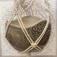 Lade das Bild in den Galerie-Viewer, Blumentopf für Hängeampel "grau", ca. 12cm 🖐