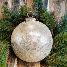 Lade das Bild in den Galerie-Viewer, Christbaumkugel "Gold mit Strass", ∅ 12 cm