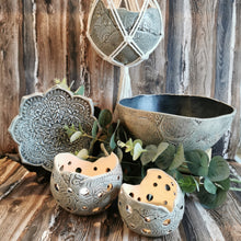 Lade das Bild in den Galerie-Viewer, Blumentopf für Hängeampel "grau", ca. 12cm 🖐