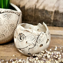 Lade das Bild in den Galerie-Viewer, Windlicht "Natur", ∅ ca. 9 cm 🖐