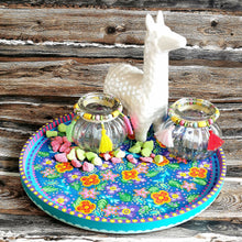 Lade das Bild in den Galerie-Viewer, Dekoteller Blumen, 29 cm 🖐