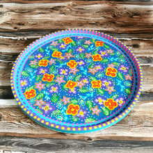 Lade das Bild in den Galerie-Viewer, Dekoteller Blumen, 29 cm 🖐