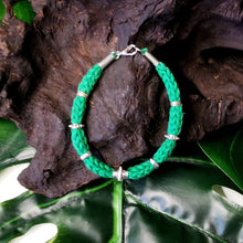 Lade das Bild in den Galerie-Viewer, Armband "Liesel" grün, 18,5 cm 🖐