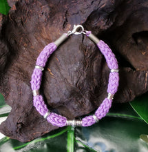 Lade das Bild in den Galerie-Viewer, Armband "Liesel" violett, 19,5 cm 🖐