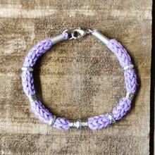 Lade das Bild in den Galerie-Viewer, Armband "Liesel" violett, 19,5 cm 🖐