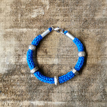 Lade das Bild in den Galerie-Viewer, Armband "Liesel" blau, 16,5 cm đ
