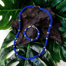 Lade das Bild in den Galerie-Viewer, Armband "Liesel" blau, 16,5 cm đ