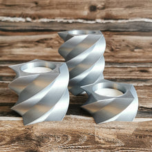 Lade das Bild in den Galerie-Viewer, Teelicht Set in silber 🖐