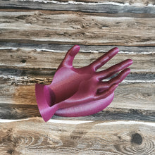 Lade das Bild in den Galerie-Viewer, Flaschenhalter "Hand" Beere/Glitzer 🖐