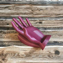 Lade das Bild in den Galerie-Viewer, Flaschenhalter "Hand" Beere/Glitzer 🖐