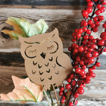 Lade das Bild in den Galerie-Viewer, Blumenstecker Eule, Rost-Look, 31 cm