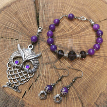 Lade das Bild in den Galerie-Viewer, Armband violett, 18 cm lang 🖐