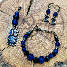 Lade das Bild in den Galerie-Viewer, Armband blau/bronze, 18,5 - 20 cm lang 🖐