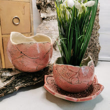 Lade das Bild in den Galerie-Viewer, Schale "Mandala", apricot, ca. 16,5 cm đ