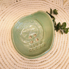 Lade das Bild in den Galerie-Viewer, Seifenschale, "Keep clean" ∅ ca. 12 cm 🖐