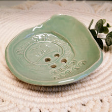 Lade das Bild in den Galerie-Viewer, Seifenschale, "Keep clean" ∅ ca. 12 cm 🖐