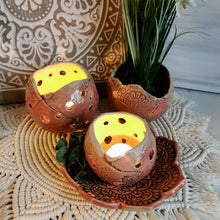 Lade das Bild in den Galerie-Viewer, Windlicht "apricot", ∅ ca. 9 cm 🖐