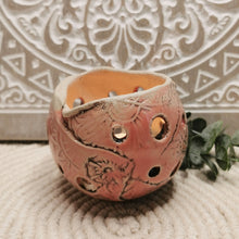 Lade das Bild in den Galerie-Viewer, Windlicht "apricot", ∅ ca. 9 cm 🖐