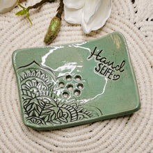 Lade das Bild in den Galerie-Viewer, Seifenschale, "türkis", 14 cm 🖐