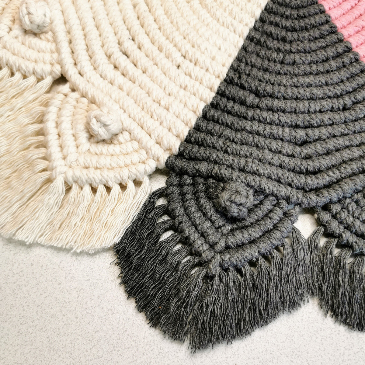 Makramee Untersetzer,