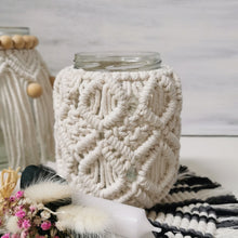Lade das Bild in den Galerie-Viewer, WORKSHOP Makramee Windlicht