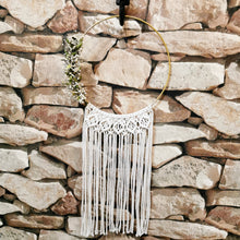 Lade das Bild in den Galerie-Viewer, Ring mit Makramee und Trockenblumen ✋