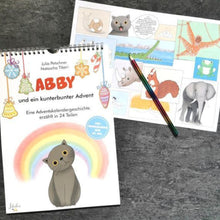Lade das Bild in den Galerie-Viewer, Adventskalendergeschichte "Abby und ein kunterbunter Advent