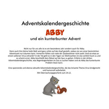 Lade das Bild in den Galerie-Viewer, Adventskalendergeschichte "Abby und ein kunterbunter Advent