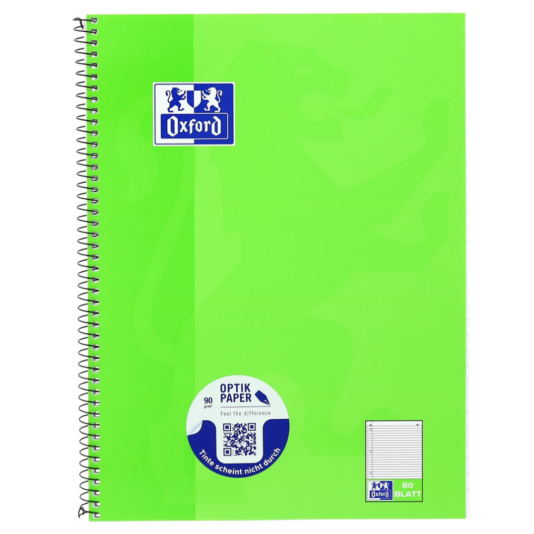 Collegeblock, DIN A4, liniert, 80 Blatt, Oxford