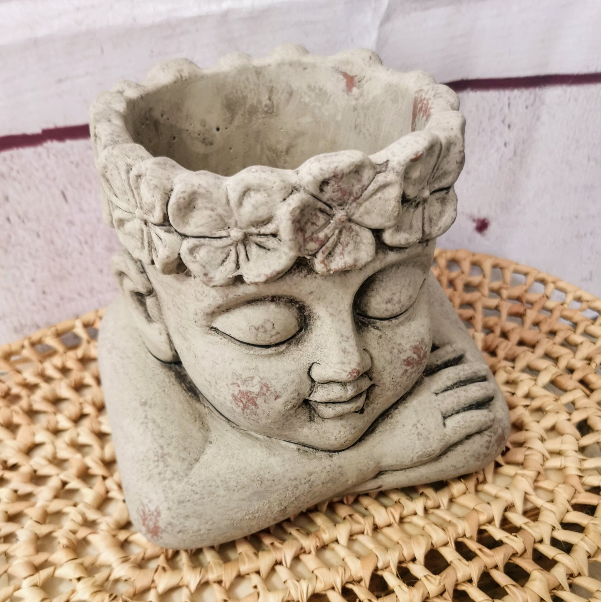 Blumentopf Kopf, 16 cm – Herbertle