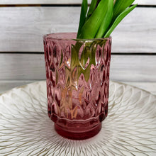 Lade das Bild in den Galerie-Viewer, Windlicht pink, 12,5 cm
