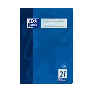 Heft DIN A4, Lineatur 21, 16 Blatt, Oxford