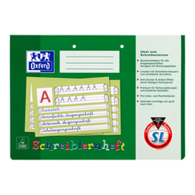 Lade das Bild in den Galerie-Viewer, Schreiblernheft DIN A4, Lineatur SL, 16 Blatt, Oxford
