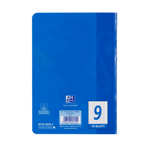 Heft DIN A5, Lineatur 9, 16 Blatt, Oxford