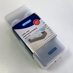 Karteikartenbox, Stylex, DIN A8, grau