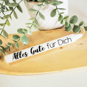 Stabkerze "Alles Gute für Dich"