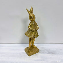 Lade das Bild in den Galerie-Viewer, Hasenmädchen gold, 21 cm
