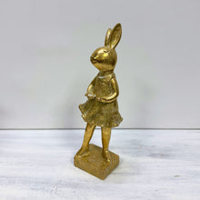 Lade das Bild in den Galerie-Viewer, Hasenmädchen gold, 21 cm
