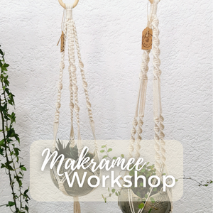 WORKSHOP Makramee Blumenampel