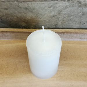 Kerze weiß, 13 cm