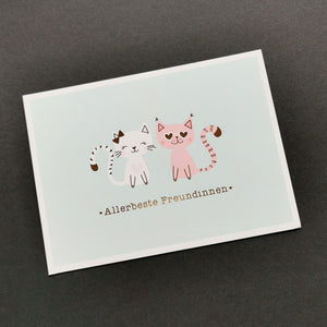 Postkarte "Allerbeste Freundinnen"