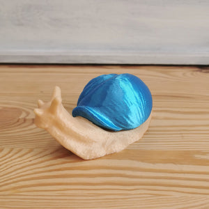 Schnecke Silk blau, 11,5 cm 🖐