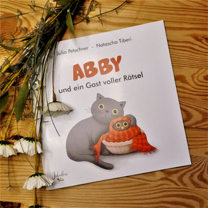 Kinderbuch "Abby und ein Gast voller Rätsel"
